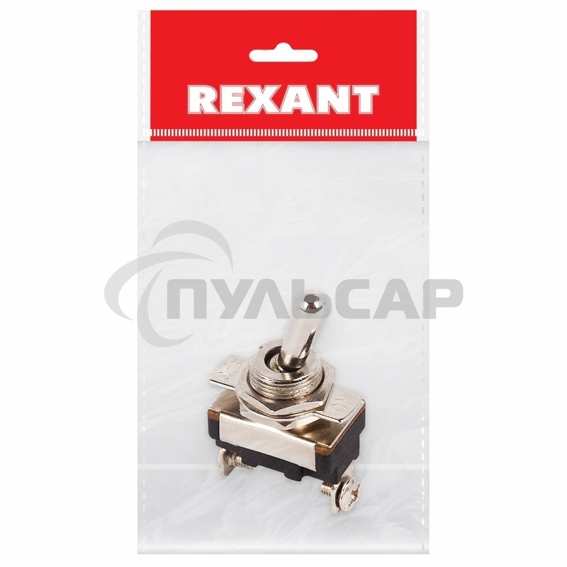 Тумблер 220V 10А (2c) ON-OFF однополюсныйMini(ASW-23)Rexant Индивидуальная упаковка 1 шт