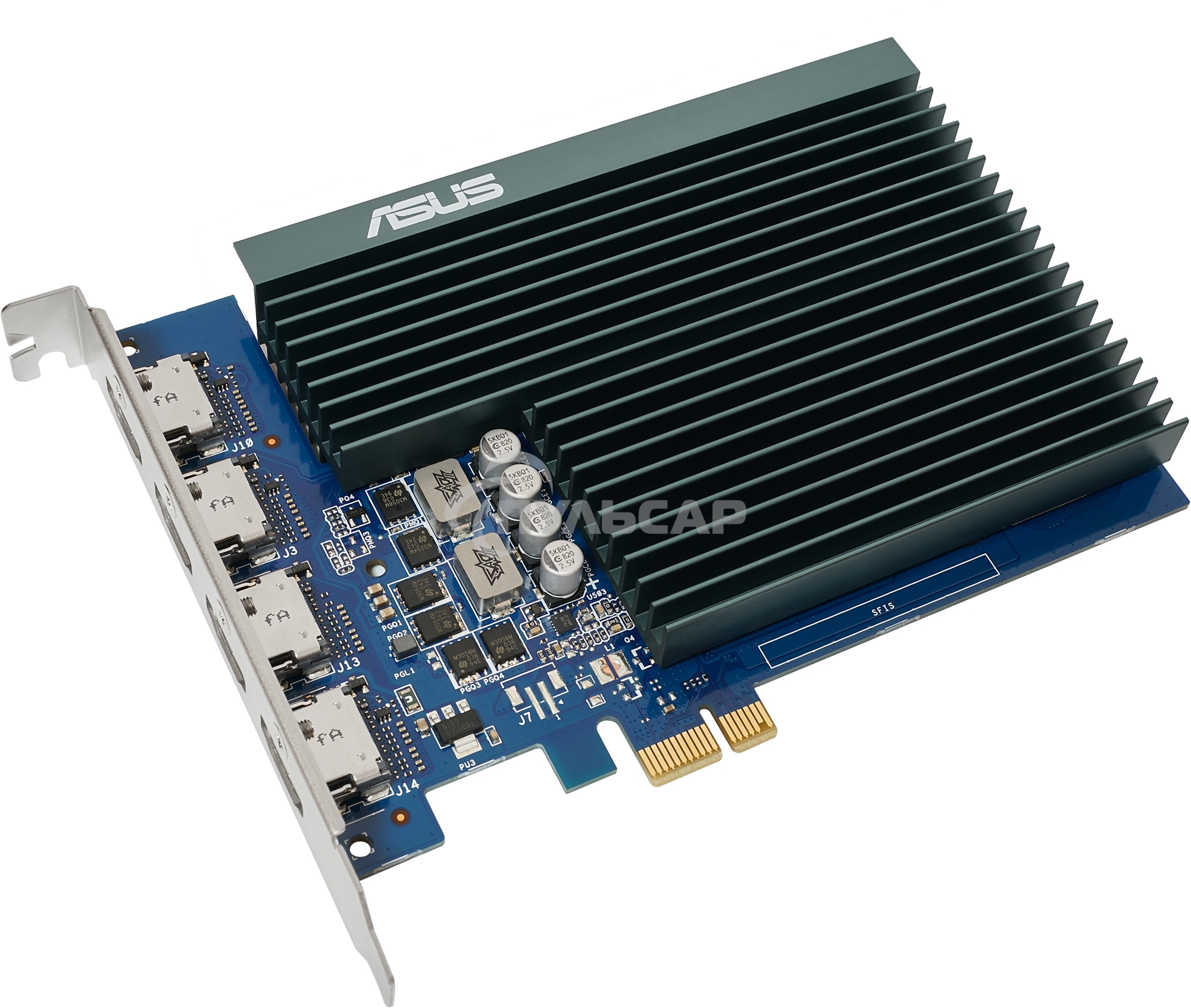 Видеокарта Asus GT730-4H-SL-2GD5 NVIDIA GeForce GT 730 2Gb GDDR5 902/5010 HDMIx4 HDCP Ret