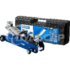 Домкрат ЗУБР 43056-2-Kгидравлический подкатной t35 2т 85-330мм в кейсе профессионал