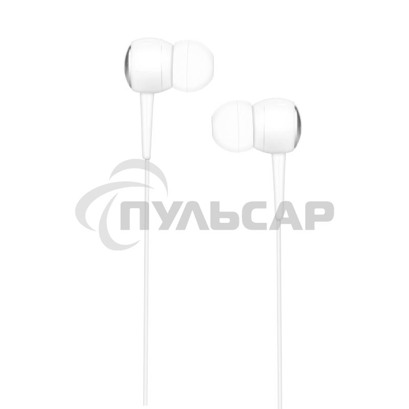 Наушники HOCO М19 Drumbeat universal с микрофоном, 3.5мм mini jack, белый