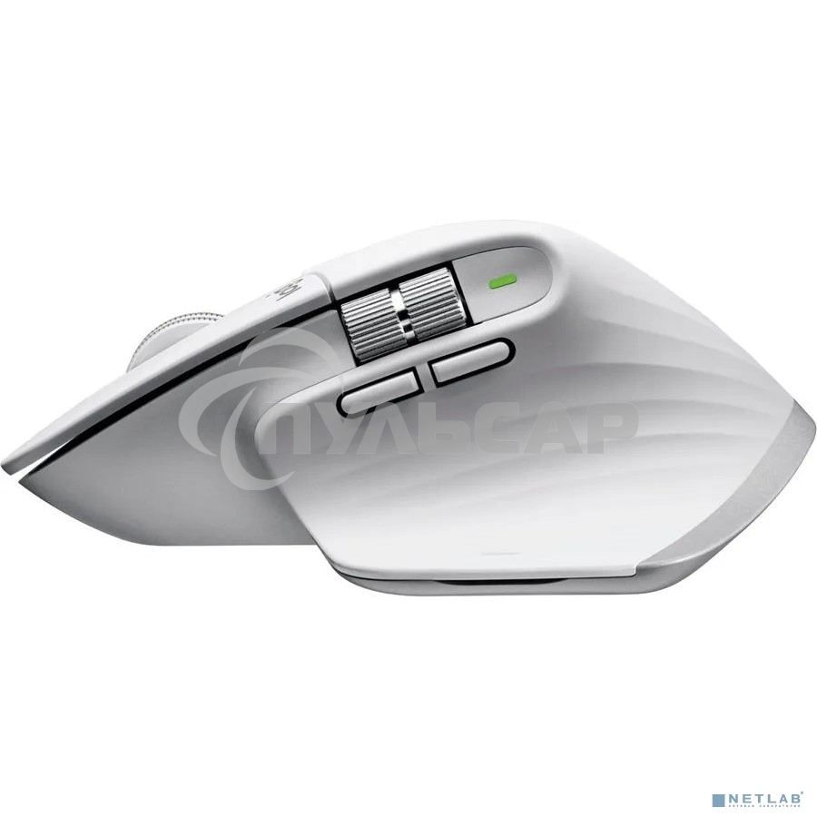 Мышь беспроводная Logitech MX Master 3s светло-серый, 8000 dpi, радиоканал, Bluetooth, USB, кнопки - 7