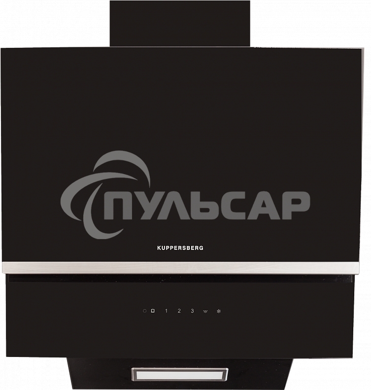 Вытяжка каминная Kuppersberg F 600 B черный/нержавеющая сталь, 60 см, 650 куб. м/ч, 47 дБ