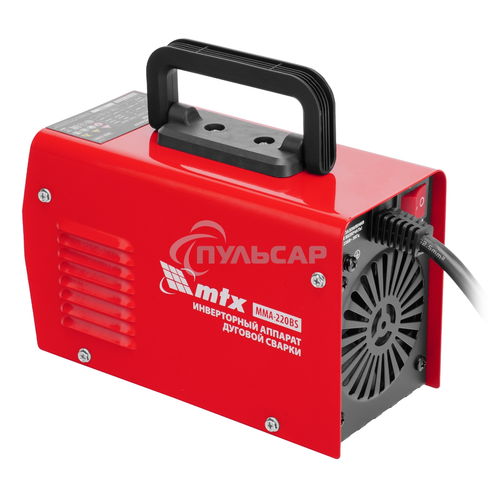 Инверторный аппарат дуговой сварки MMA-220BS, 220 А, ПВ 60% MTX