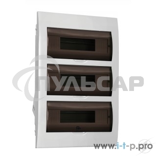 Щит распределительный IEK MKP12-V-36-40-05 ЩРВ-П-36 для установки модульных устройств встраиваемый 342мм 88мм 503мм 660B 36мод. пластик IP41 белый (упак.:1шт)