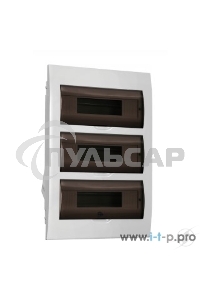 Щит распределительный IEK MKP12-V-36-40-05 ЩРВ-П-36 для установки модульных устройств встраиваемый 342мм 88мм 503мм 660B 36мод. пластик IP41 белый (упак.:1шт)