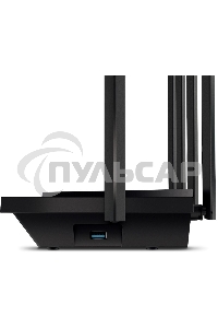 Роутер TP-Link Archer AX73 AX5400 Dual Band Wireless Gigabit Router, 1.5 GHz Tri-Core CPU, 1 GE WAN + 4 GE LAN ports, 1× USB 3.0 Port, support 1024-QAM, OFDMA, MU-MIMO, Airtime Fairness, Beamforming, 160MHz Channel Width, come with HomeShieldTM, support R