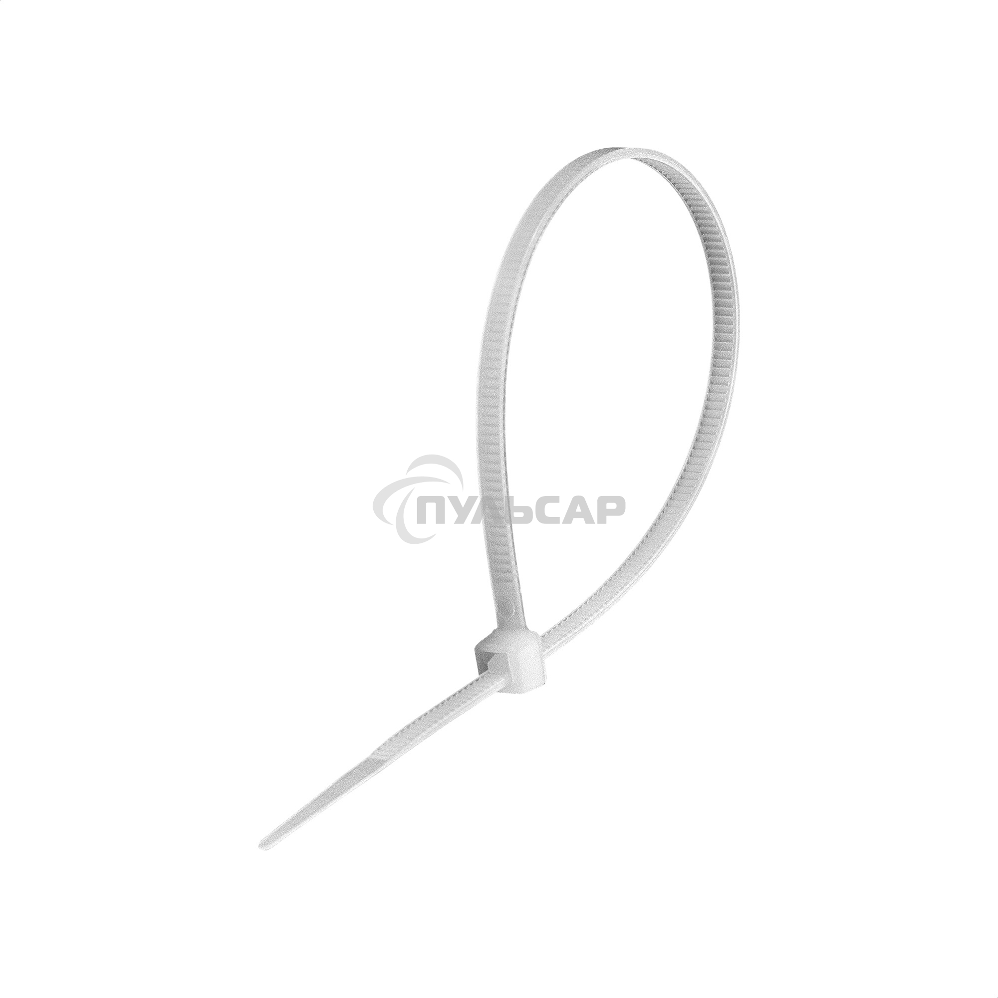 Стяжка (хомут) нейлоновая ExeGate EX293137RUS CV66-450x7.5W (нейлон 6.6, 450x7.5мм, неоткрывающаяся, halogen free, -40°C - +85°C, белая, 100 шт)