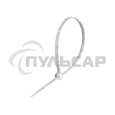 Стяжка (хомут) нейлоновая ExeGate EX293137RUS CV66-450x7.5W (нейлон 6.6, 450x7.5мм, неоткрывающаяся, halogen free, -40°C - +85°C, белая, 100 шт)