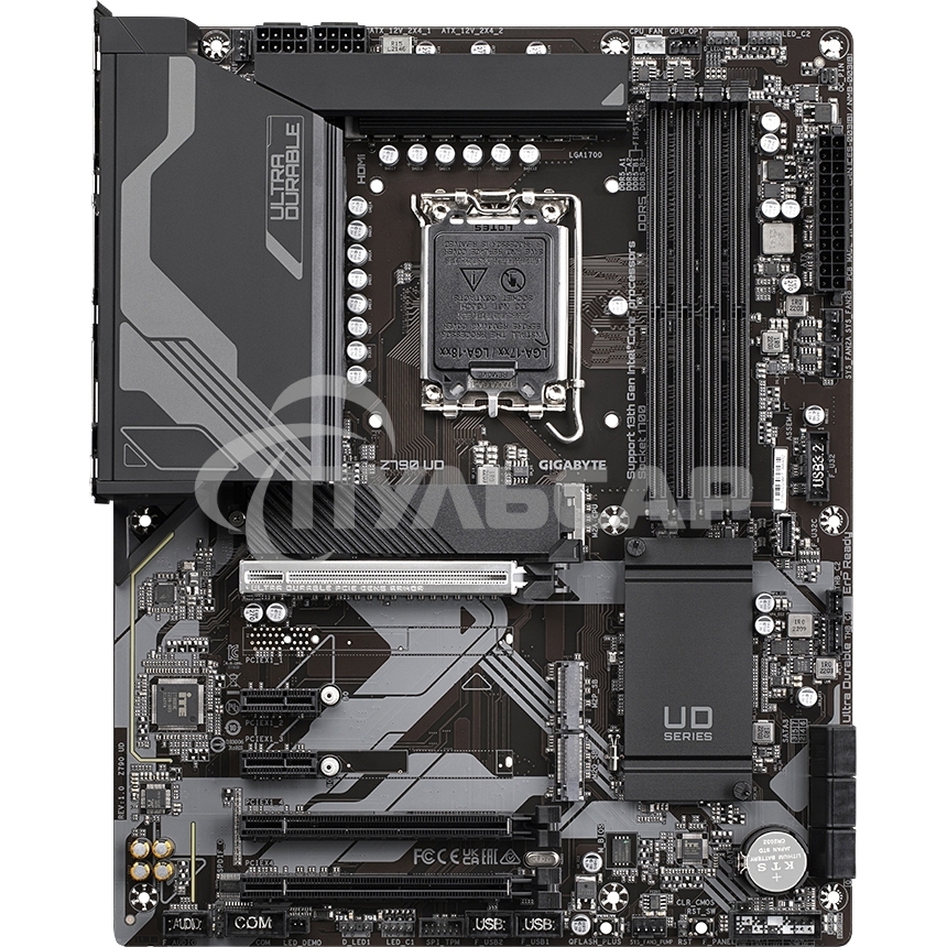 Материнская плата Gigabyte Z790 UD, LGA 1700, Intel Z790, 4xDDR5, 6xSATA, 3xM.2, 1xPCI-E 5.0 x16, 1xPCI-E 4.0 x4, 1xPCI-E 3.0 x1, 1xHDMI, 1xDP, 1x 2.5Gb LAN, 4xUSB-A 2.0, 4xUSB-A 3.2 Gen 1, 1xUSB-A 3.2 Gen 2, 1xUSB-C 3.2 Gen 2x2, 7.1, ATX