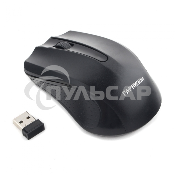 Мышь беспроводная Гарнизон GMW-430 черный, 1200 dpi, радиоканал, USB, кнопки - 3