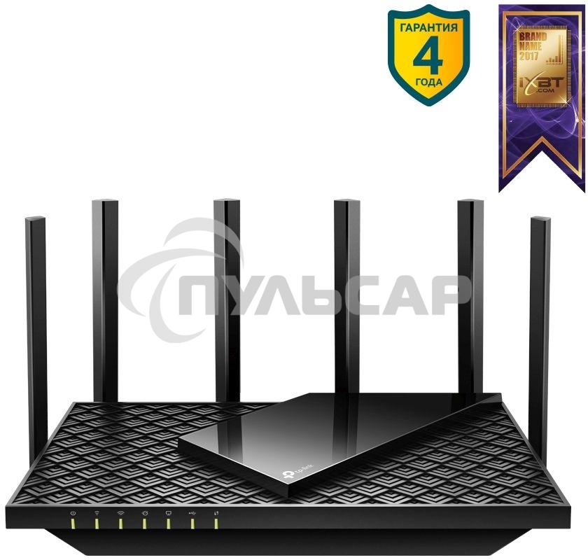 Роутер TP-Link Archer AX73 AX5400 Dual Band Wireless Gigabit Router, 1.5 GHz Tri-Core CPU, 1 GE WAN + 4 GE LAN ports, 1× USB 3.0 Port, support 1024-QAM, OFDMA, MU-MIMO, Airtime Fairness, Beamforming, 160MHz Channel Width, come with HomeShieldTM, support R