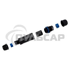 Кабельный коннектор I-образный (5PIN) IP68 Rexant