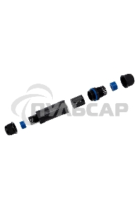 Кабельный коннектор I-образный (5PIN) IP68 Rexant