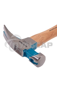 Молоток-гвоздодер,560 г, угол 75, магнит, обрезиненная рукоятка AMERICAN HICKORY GROSS