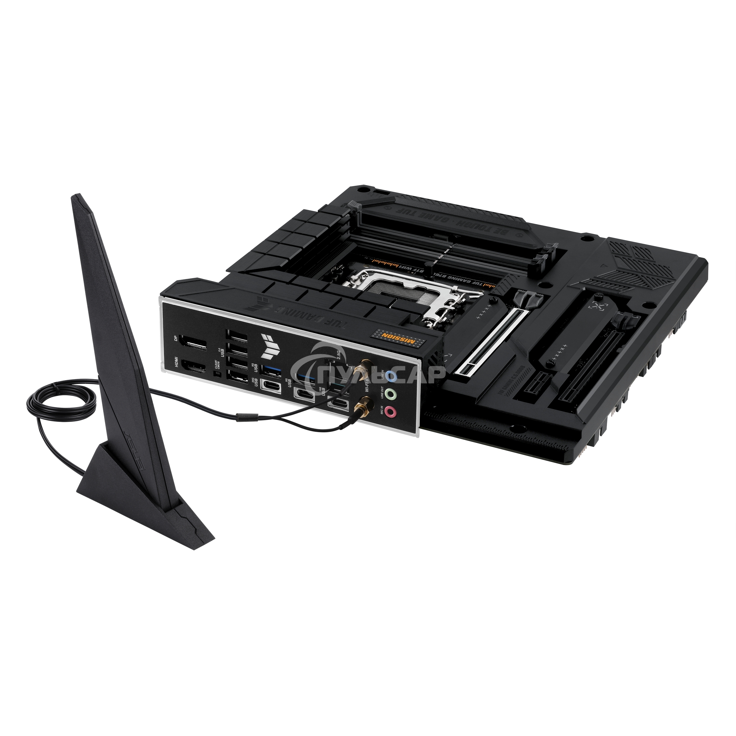 Материнская плата ASUS TUF GAMING B760M-BTF WIFI, LGA 1700, Intel B760, 4xDDR5, 4xSATA, 3xM.2, 1xPCIe 5.0 x16, 1xPCIe 4.0 x4, 1xPCIe x1, 1xDP, 1xHDMI, 1x 2.5Gb LAN, 1xUSB-A 3.2 Gen 2, 2xUSB-A 3.2 Gen 1, 4xUSB 2.0, 1xUSB-C 3.2 Gen 1, 1xUSB-C 3.2 Gen 2, 1xU