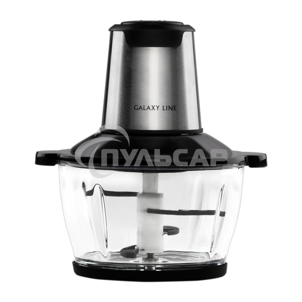 Измельчитель электрический Galaxy Line GL 2363, черный, стеклянная чаша 1,5 л, 500 Вт