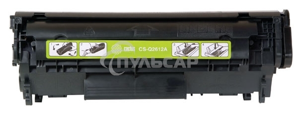 Картридж лазерный Cactus CS-Q2612AS (тип Q2612AS) черный (2000 стр.) для HP 1010/1012/1015/1018/1020/1020Plus/1022/3015/3020