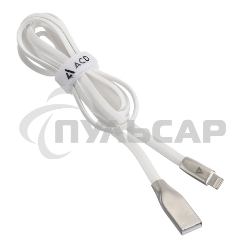 Кабель USB ACD-Infinity Lightning ~ USB-A TPE, 1.2м, белый (ACD-U922-P5W)