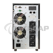 Источник бесперебойного питания CROWN On-Line CMUOA-350-3K EURO 3000VA/2700W, корпус металл, TOWER, АКБ 6*12V/9AH, PF-0.9, AVR 110-300V, порт RJ-11/45+USB/RS-232, EPO, розетки 4*EURO, входной кабель 2 м, вентилятор охлаждения, автомат, слот для SNMP, порт