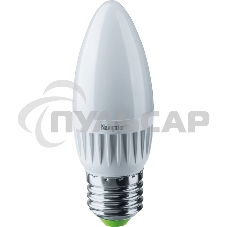 Лампа светодиодная Navigator NLL-C37-7-230-4K-E27-FR 7Вт свеча 4000К белый E27 560лм 176-264В