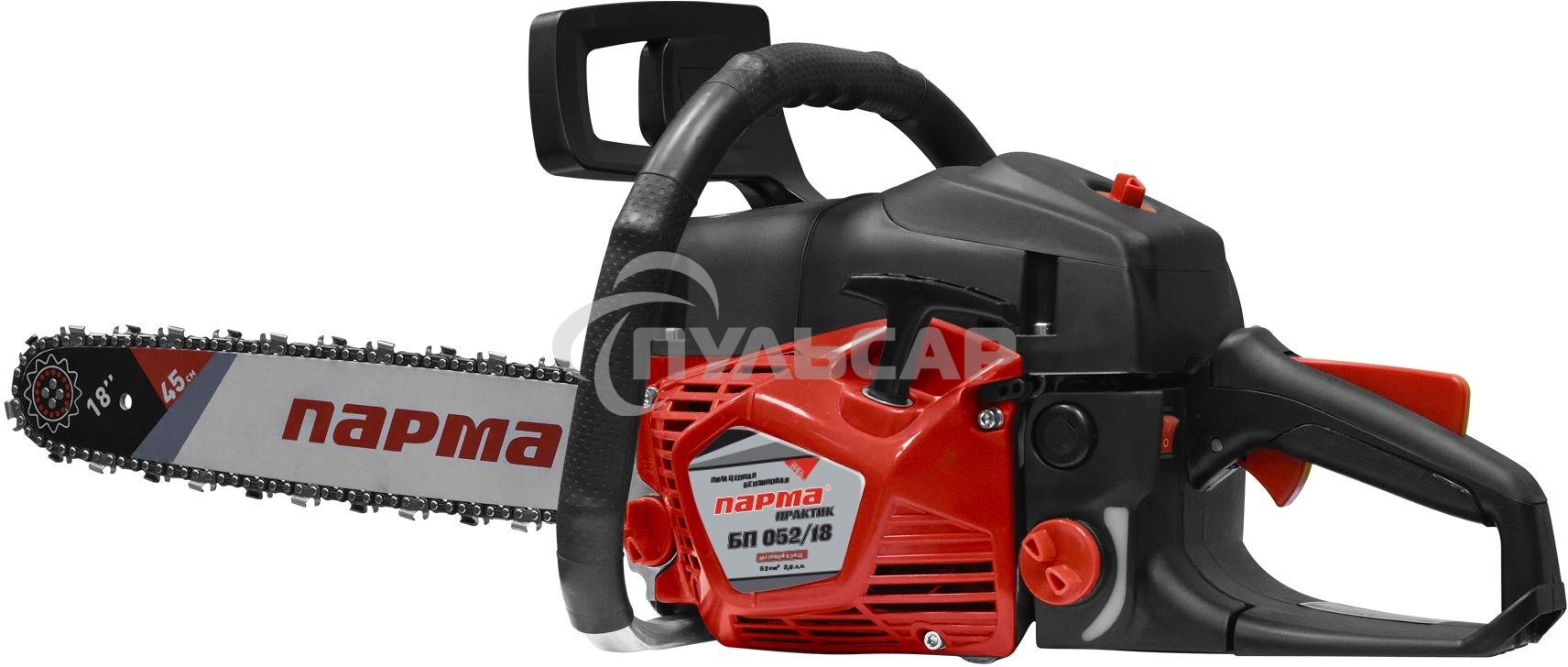 Бензопила Парма БП 052/18 1900Вт 2.6л.с. дл.шин.:18