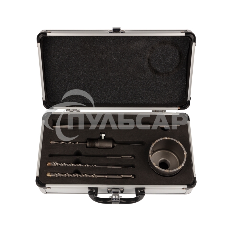 Набор для установки подрозетников KRANZ SDS PLUS, 5 предметов