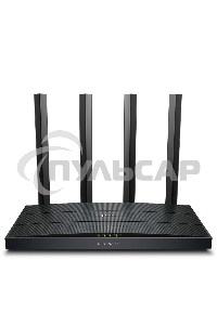 Роутер TP-Link AX1500 Dual-Band Wi-Fi 6 RouterSPEED: 300 Mbps at 2.4 GHz + 1201Mbps at 5 GHzSPEC: 4× Antennas, 1GHz Dual Core CPU, 1× Gigabit WAN Port + 3× Gigabit LAN Ports, 1024-QAM, OFDMAFEATURE: Tether App, WPA3, Access Point Mode, IPv6 Supported, IPT
