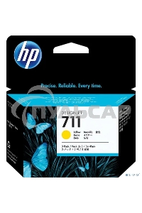 Картридж струйный HP №711 CZ136A желтый x3уп. для HP DJ T120/T520 (29мл)