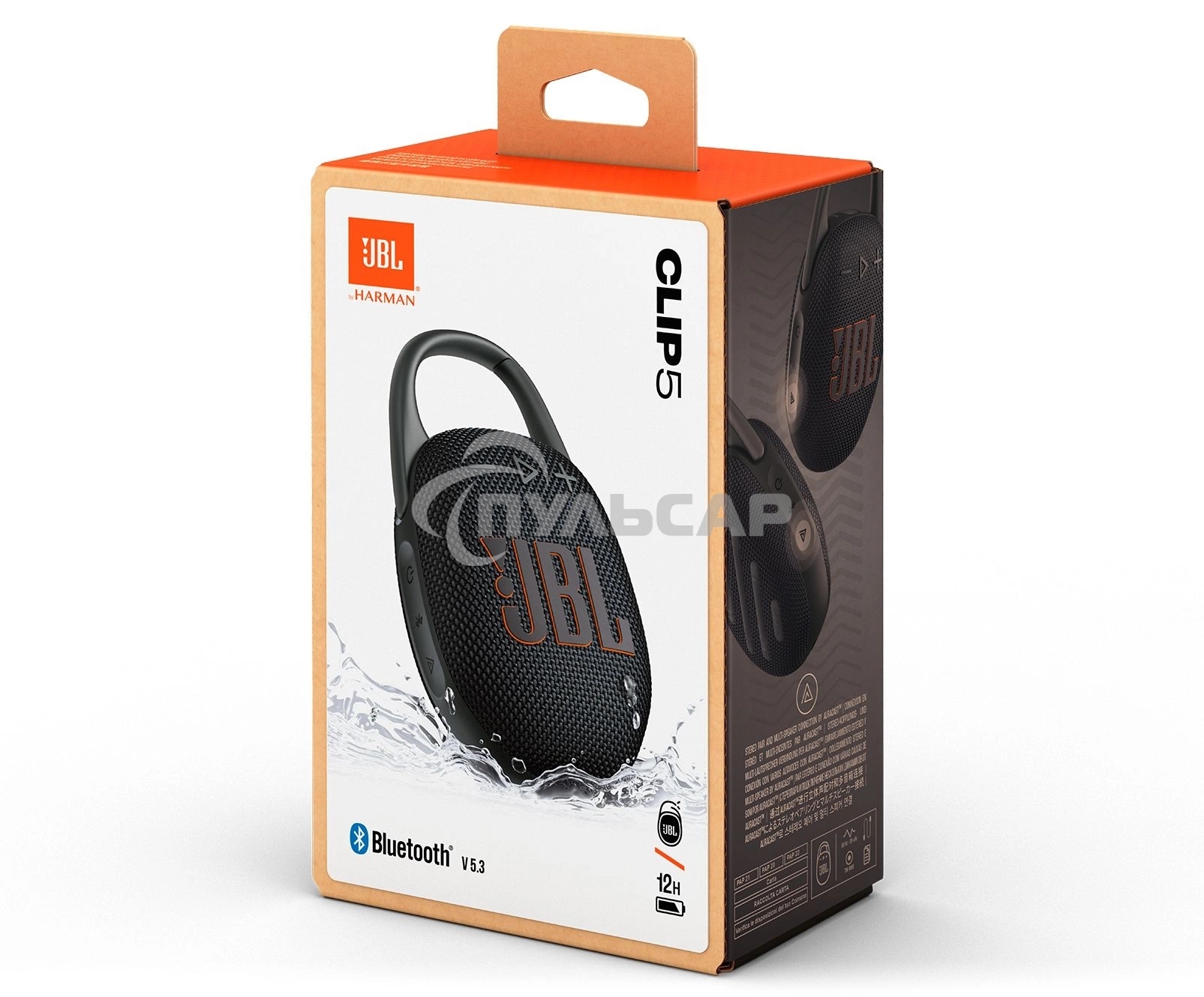 Портативная акустика JBL CLIP 5, черный