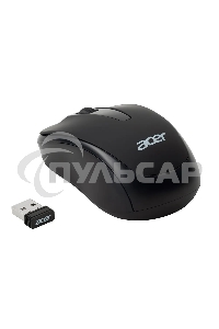 Мышь беспроводная Acer OMR133 черный, 1000 dpi, радиоканал, USB, кнопки - 3