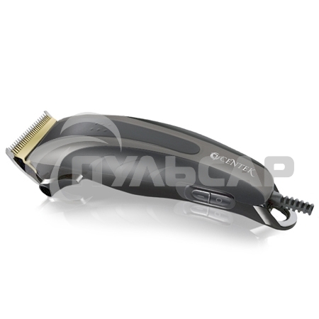 Машинка для стрижки Centek CT-2110 (серый/черный) титановые ножи, прорезиненный корпус
