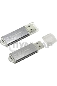 Флешка USB Silicon Power USB 64 Gb Ultima II SP064 GbUF2M01V1S USB 2.0, Silver