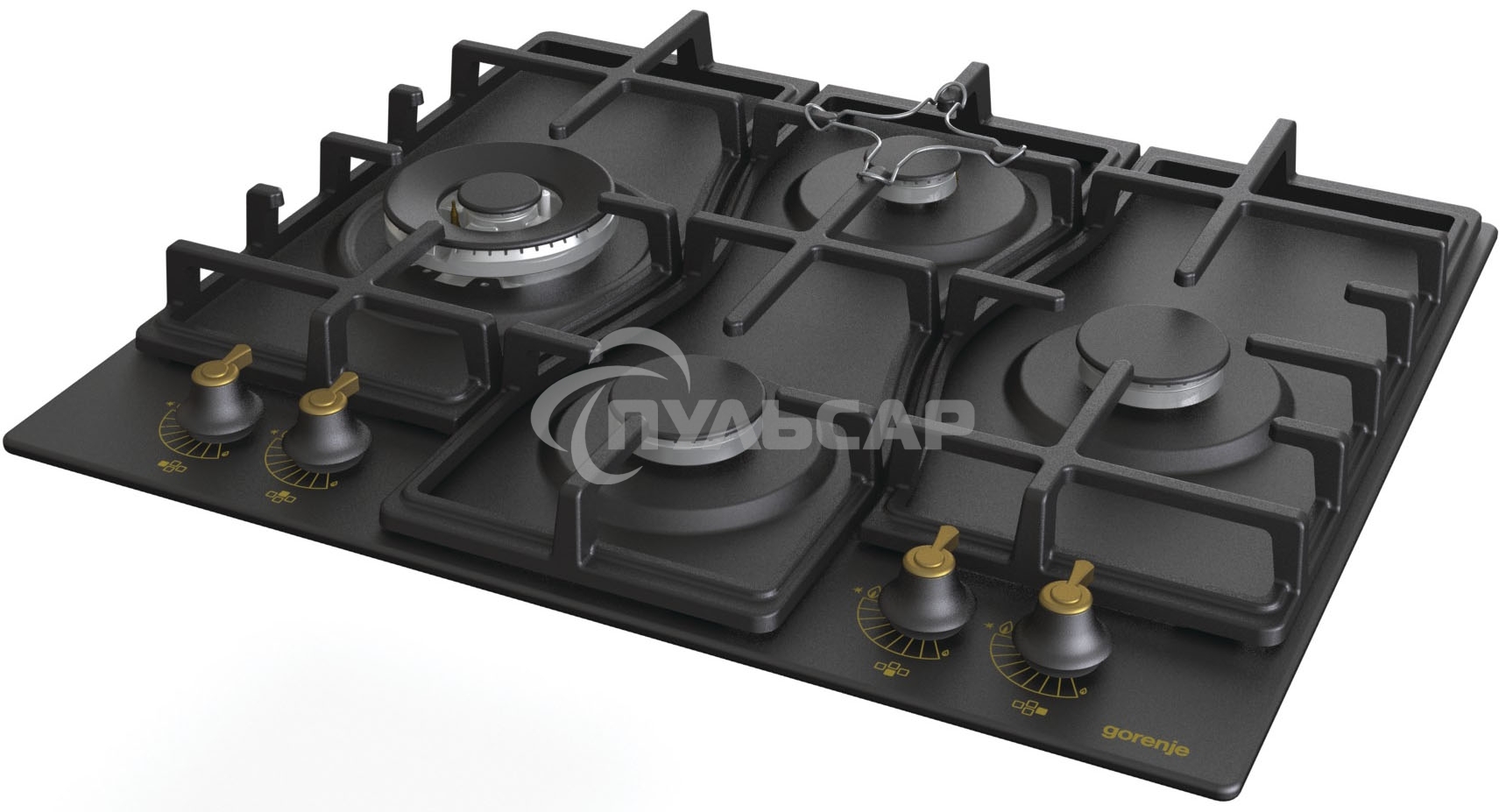 Газовая варочная панель Gorenje GW6D42CLB черный