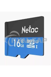 Флеш карта microSDHC 16Gb Netac P500 <NT02P500STN-016G-S> (без SD адаптера) 80Mb/s