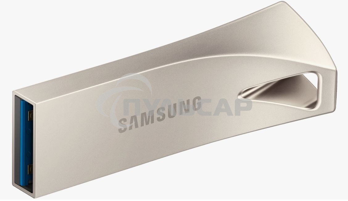 Флешка USB R/W 64 Gb USB Drive <USB 3.1> Samsung BAR Plus (up to 300Mb/s) (MUF-64BE3/APC) серебристый