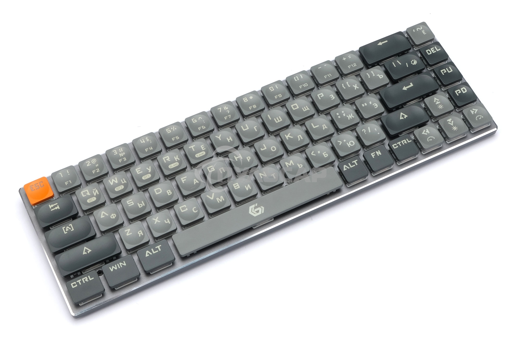 Клавиатура беспроводная Gembird KBW-7 Bluetooth, USB серая