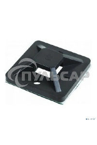 Площадка самоклеящаяся Rexant 20х20 мм, черная (10 шт/уп)