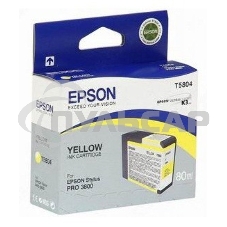 Струйный картридж Epson C13T580400 для Stylus Pro 3800 80 мл желтый