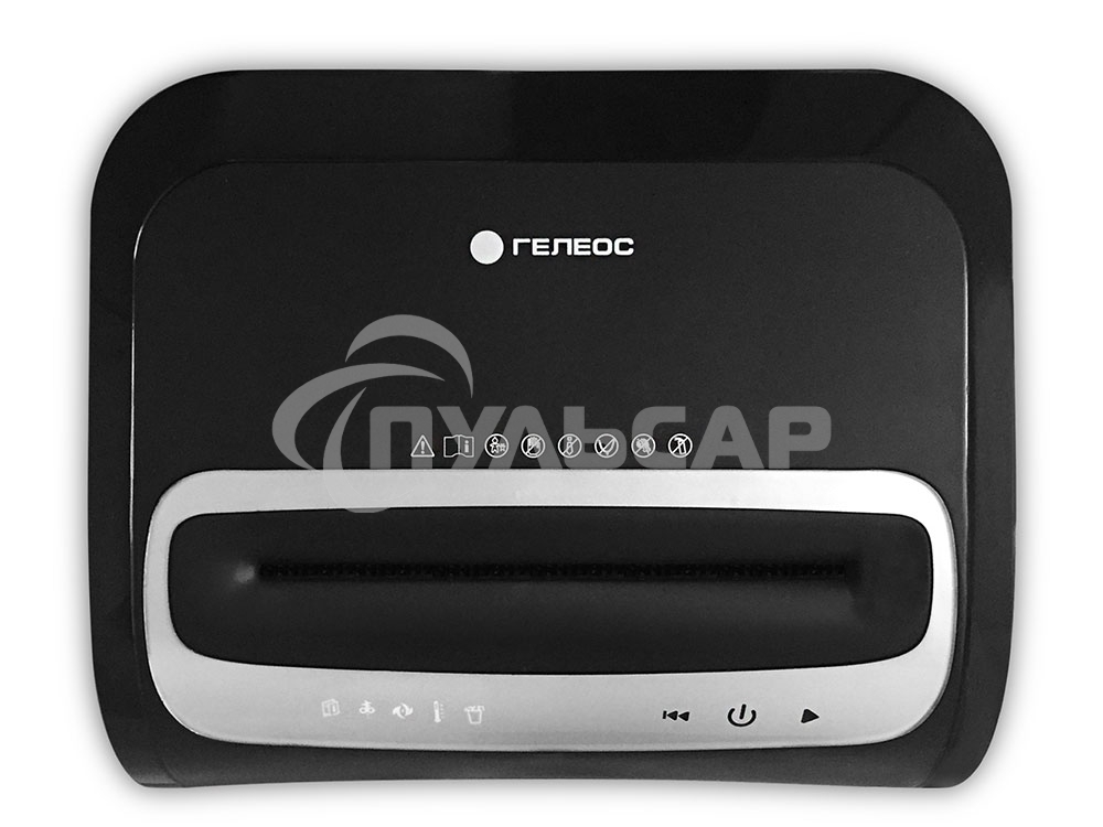 Шредер ГЕЛЕОС УМ35-5, (DIN P-5), фрагмент 1,9х14мм, 24-27 лист (70г/м2), CD/пл.карты/скрепки/скобы, 35 литров 