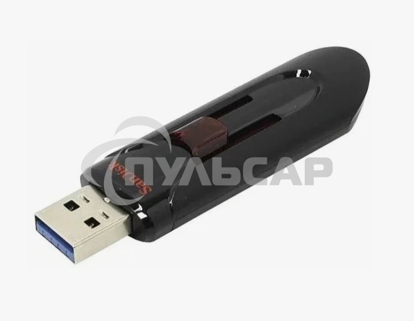 Флешка USB Sandisk 128 Gb Cruzer Glide SDCZ600-128G-G35 USB 3.0 черный/красный