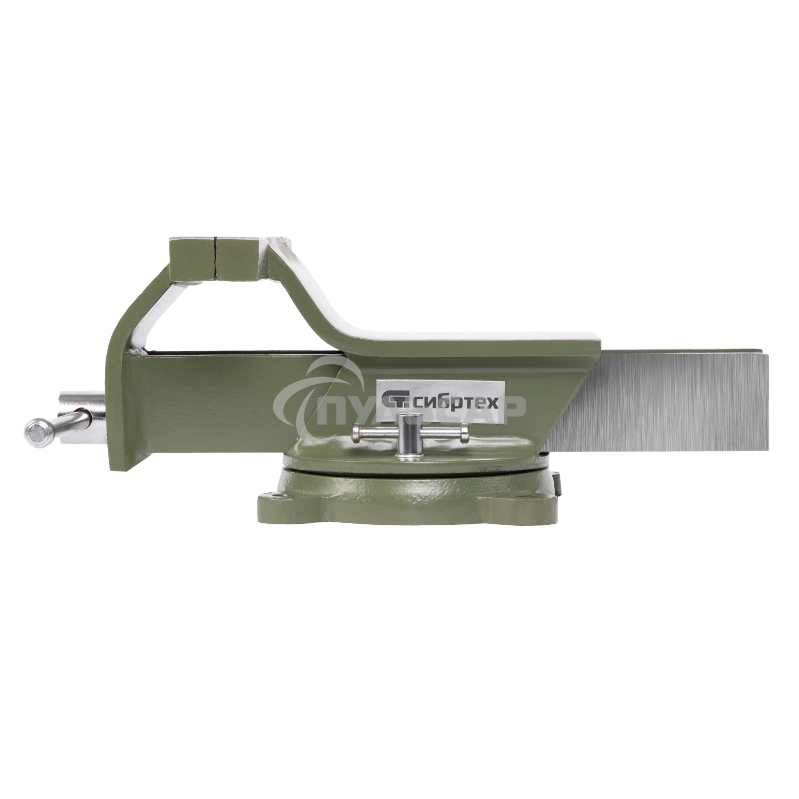 Тиски слесарные Сибртех 150 мм, стальные, поворотные