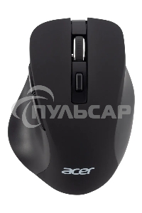 Мышь беспроводная Acer OMR140 черный, 1600 dpi, радиоканал, USB, кнопки - 6