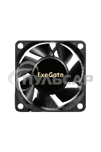 Вентилятор для корпуса ExeGate EX06025B3P черный, 60 мм, 3500 об/мин, 25 дБ, 3 pin