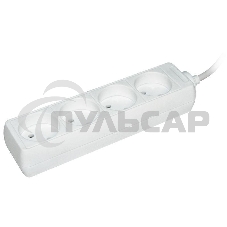 Удлинитель Iek WYP10-06-04-05-N У4 4 места 2Р/5метров 2х0.75мм2 10А/250 IEK