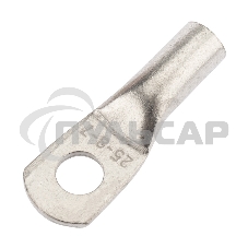 Наконечник медный луженый ТМЛ 25–8–7 (25мм² - Ø8мм) ГОСТ 7386-80 (в упак. 10 шт.) Rexant