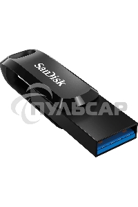 Флешка USB 64 Gb SanDisk Ultra Dual Go, USB 3.1 - USB Type-C черный