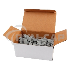 Строительно-монтажная клемма СМК 224 для светильника на 2 проводника (1,0-2,5)/(0,5-2,5) мм², белая (100 шт./уп.) Rexant