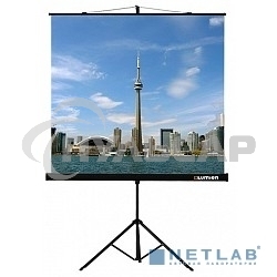 Экран на треноге Lumien 160x160см Eco View LEV-100105 1:1 напольный рулонный
