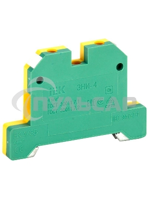 Зажим наборный IEK YZN20-004-K52 ЗНИ-4PEN 4мм2 (JXB-земля)