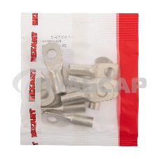 Наконечник медный луженый ТМЛ 25–8–7 (25мм² - Ø8мм) ГОСТ 7386-80 (в упак. 10 шт.) Rexant